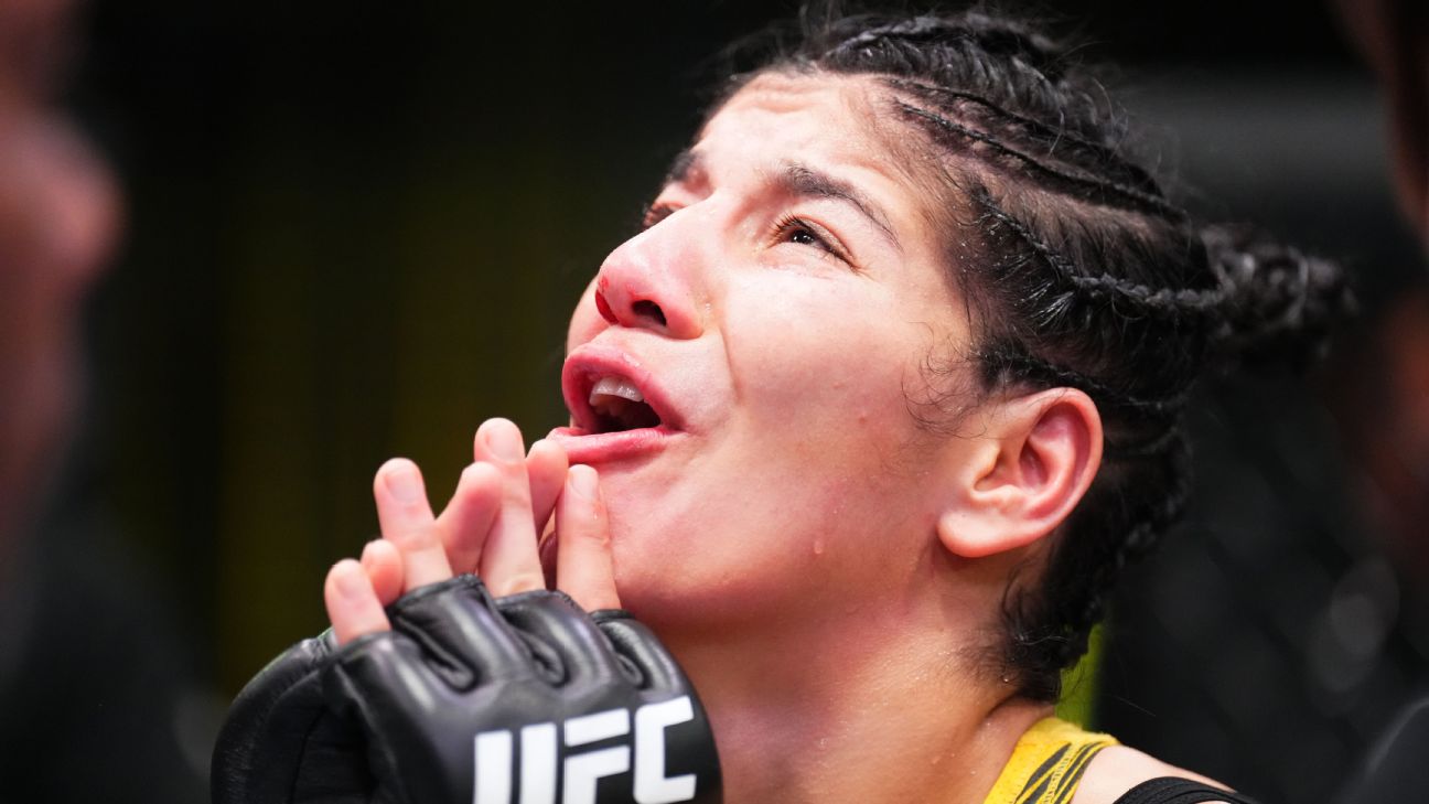 Ketlen Vieira upsets Holly Holm by split decision in UFC main event, inches closer to title shot