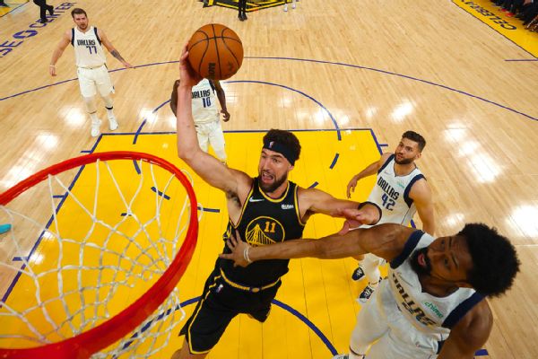 Warriors, whole again, savor return to NBA Finals