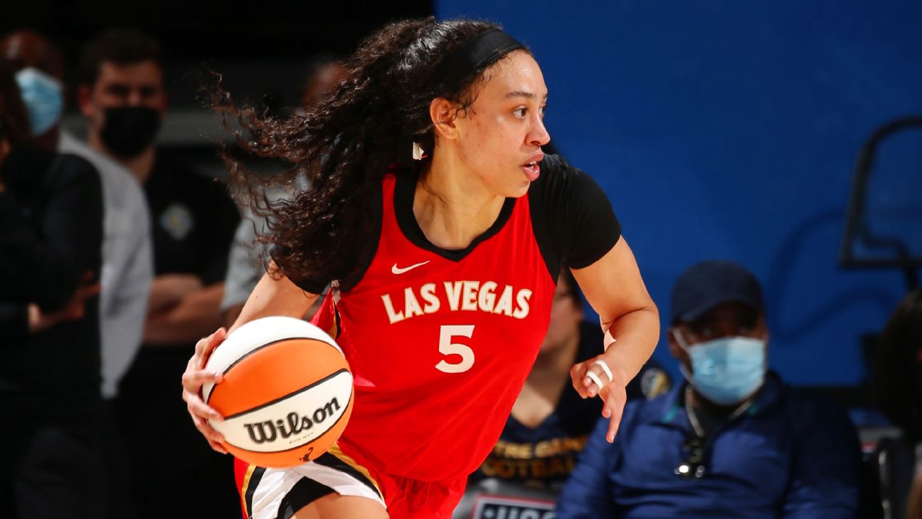 All-Star Dearica Hamby traded to Los Angeles Sparks, Aces free cap space