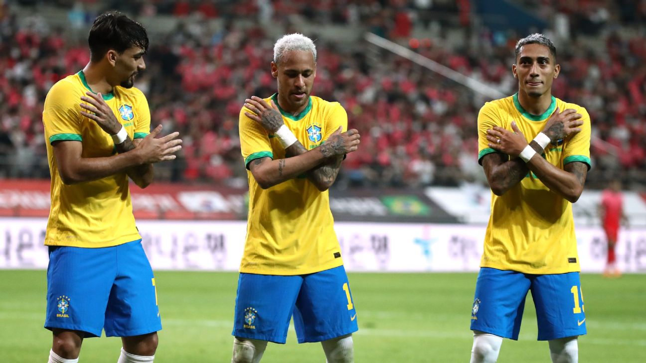 B/R Football on X: Brazil confirm that Neymar is available to play against  South Korea on Monday 