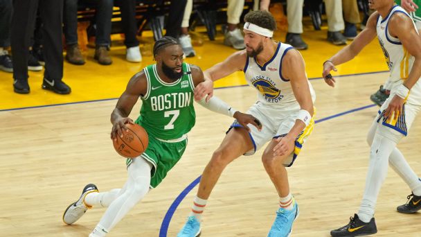 In Game 1, the Celtics beat the Warriors at their own game