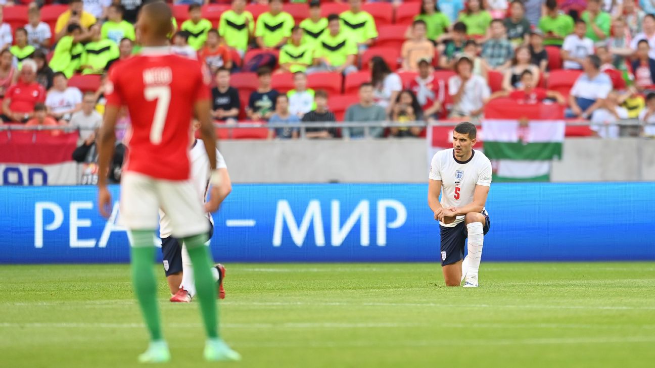 Hungary kids boo England players taking a knee
