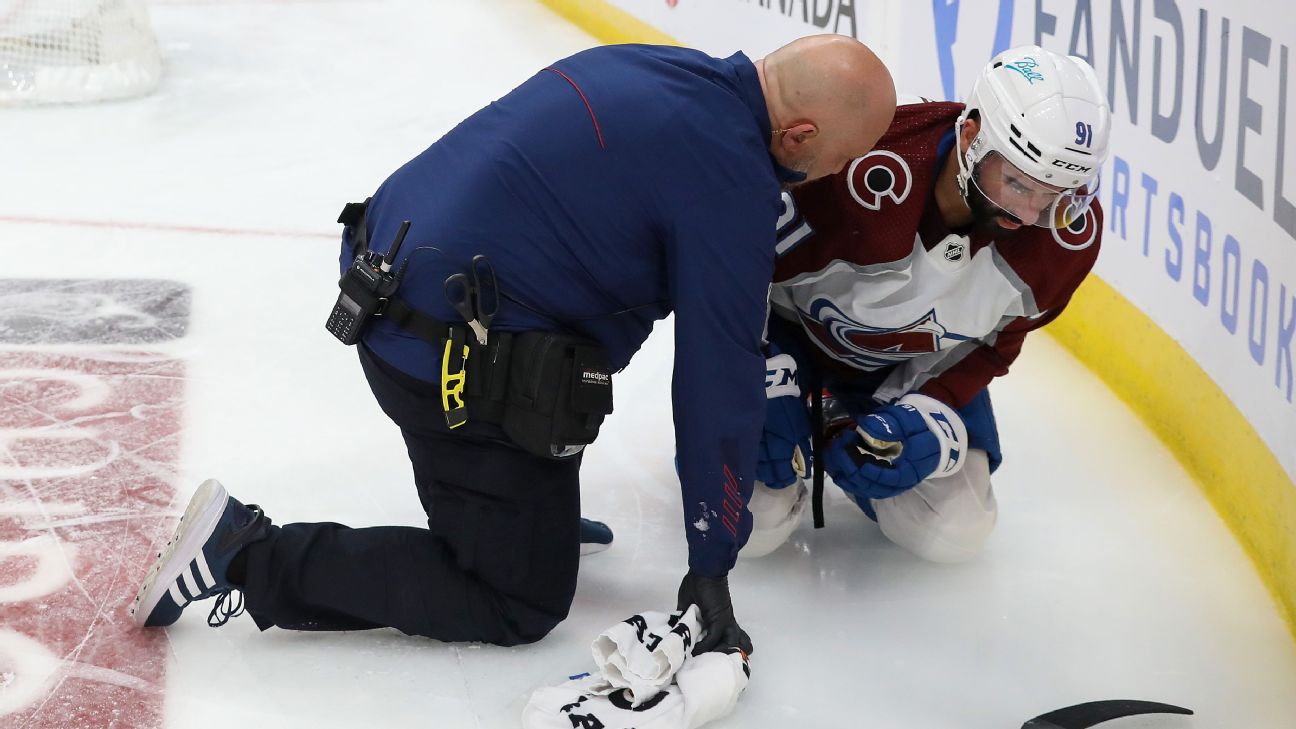 Colorado Avalanche lose center Nazem Kadri for rest of series after 'most  dangerous play in hockey' - ESPN