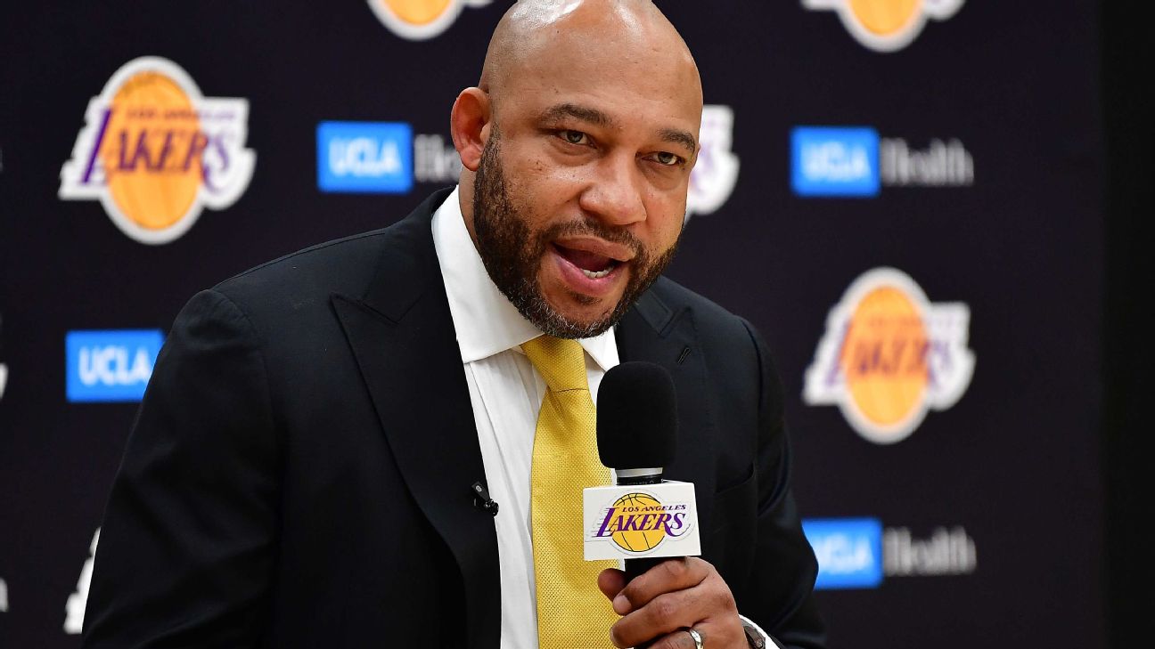 Darvin Ham introduced as Los Angeles Lakers coach on 'an incredibly