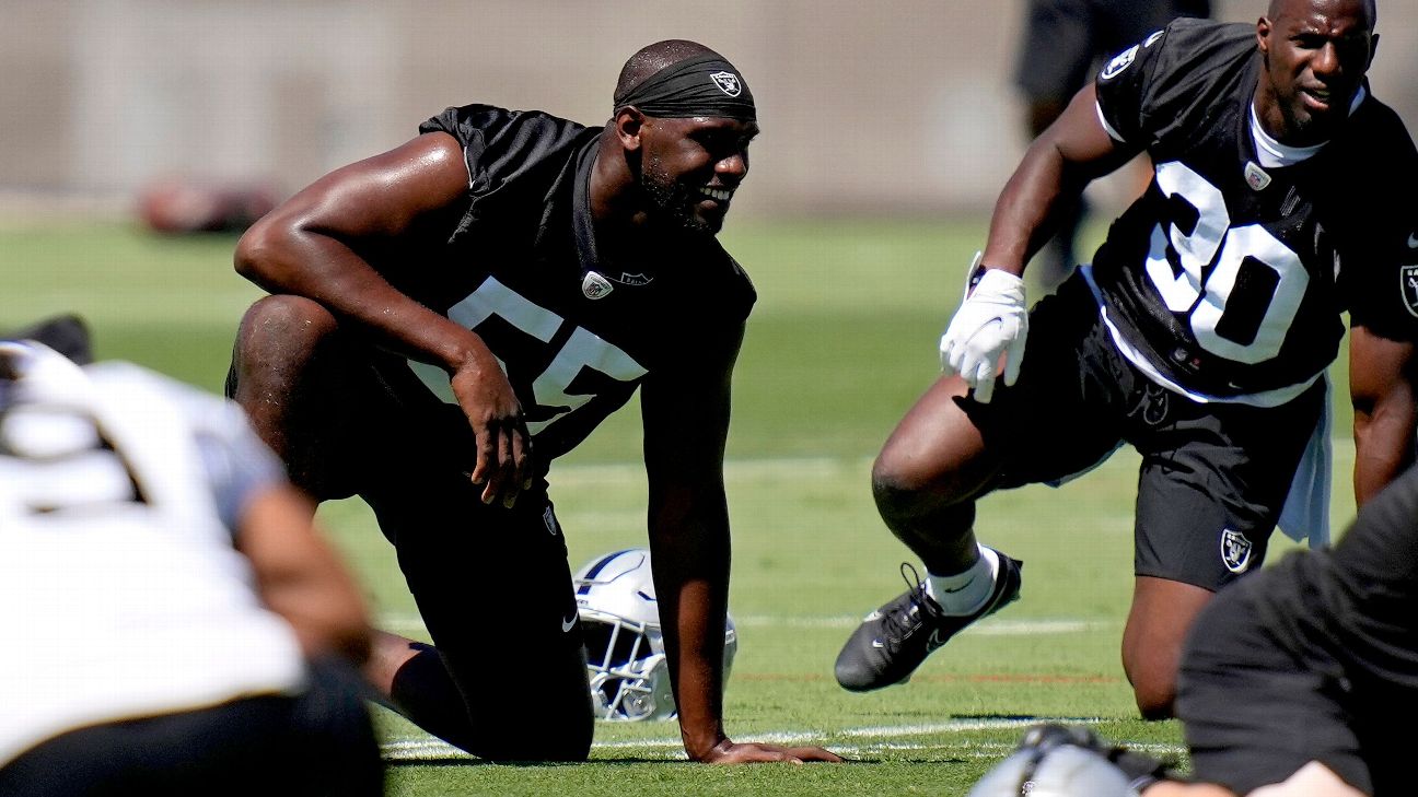 Chandler Jones' ability to 'affect' goes beyond Raiders locker room - ESPN  - Las Vegas Raiders Blog- ESPN