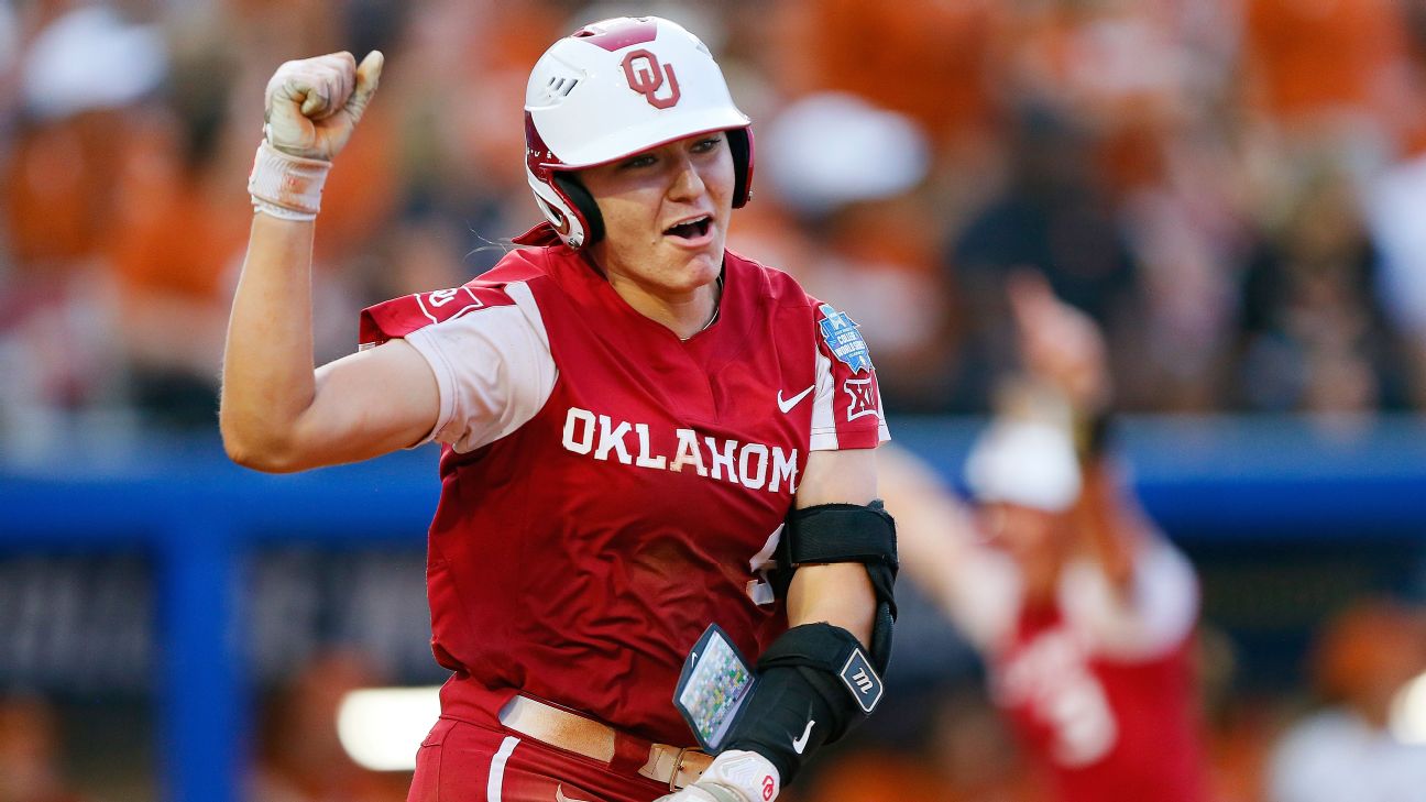 Oklahoma vs. Texas: 2022 Women's College World Series Finals Game