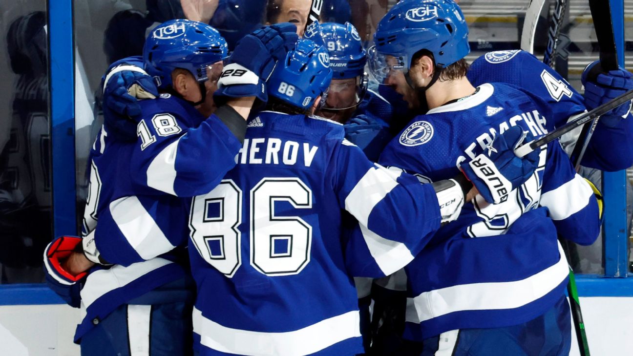 NHL: Tampa Bay Lightning strike twice in a year to claim back-to