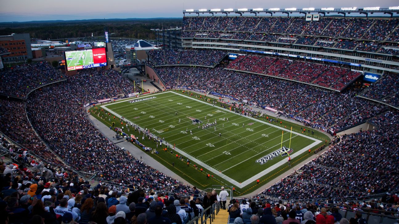 Estádio Gillette na Copa do Mundo 2026 em Boston