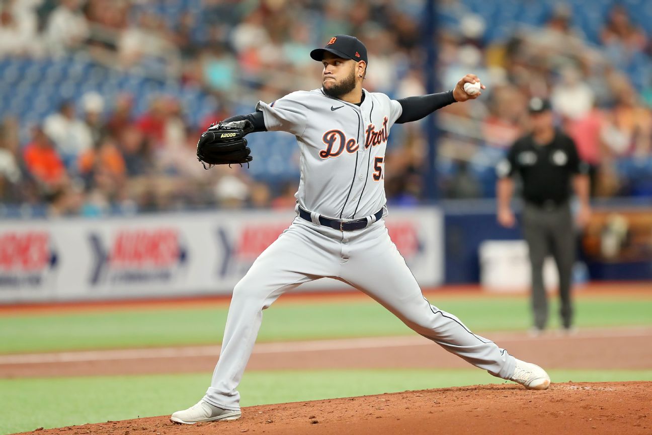 Tigers put absent Rodriguez on restricted list