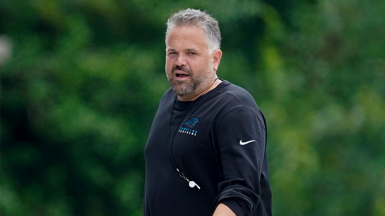 Rhule: Panthers want to avoid 'wrong decision' in QB battle