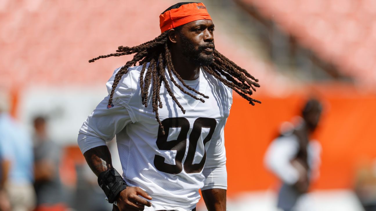 Browns' Denzel Ward and Jadeveon Clowney ruled out for Patriots game; Mac  Jones questionable 