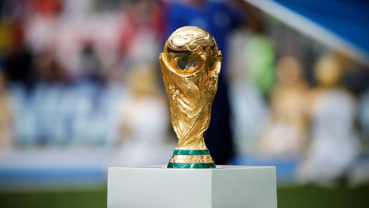 Tan cerca, pero tan lejos: el trofeo de la Copa del Mundo está en Ecuador  en el tour del Mundial - BluRadio