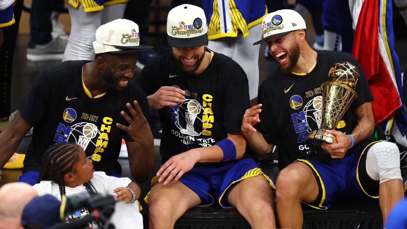 Golden State Warriors’ Big Three say NBA title feels ‘different’ after dealing with past failures