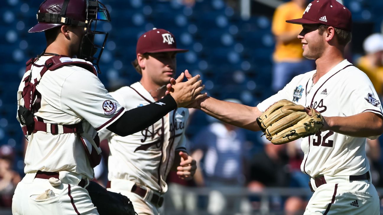 Texas Longhorns baseball vs. A&M Aggies in CWS live updates