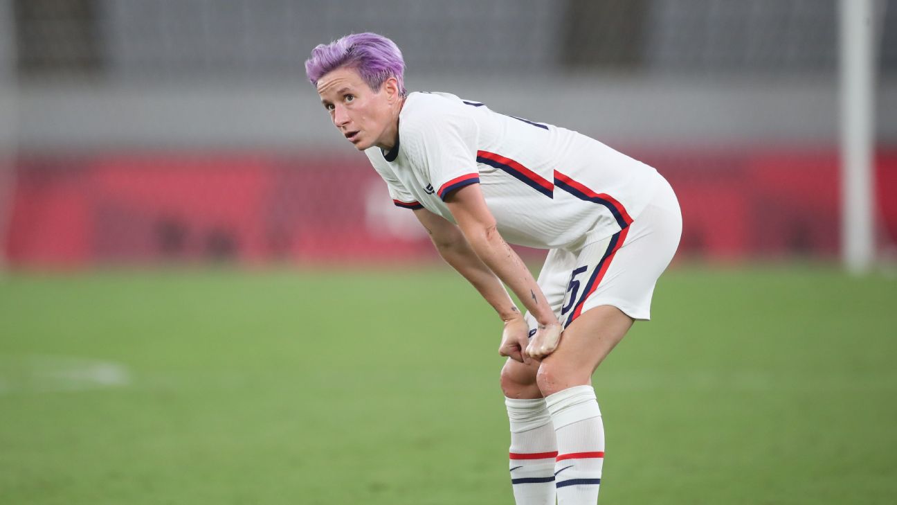 Rapinoe's USWNT role has changed and she's at peace with it