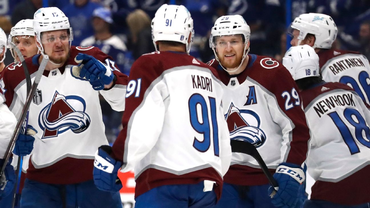 Colorado Avalanche win Game 1 of Stanley Cup Final in overtime