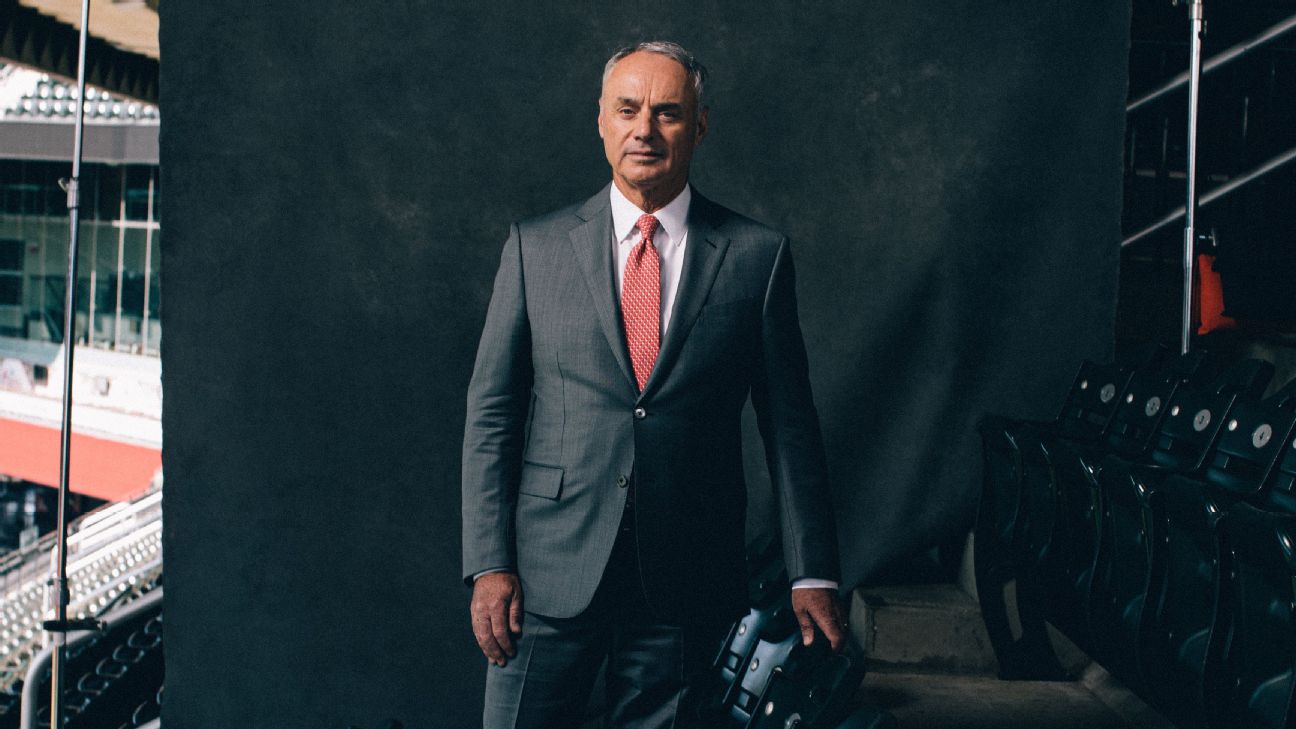 Rob Manfred says MLB urged teams not to wear Pride-themed uniforms to  'protect players' 