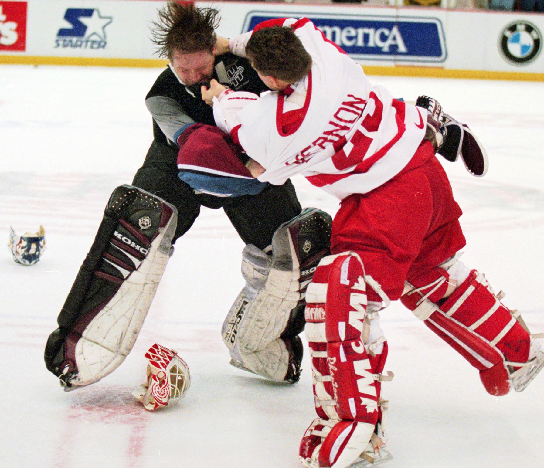 Fight Night at the Joe: Remembering the legendary Colorado Avalanche-Detroit Red Wings brawl of 1997