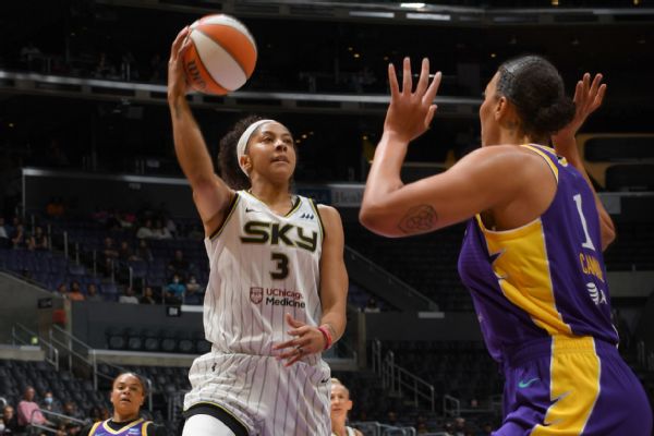 Candace Parker breaks WNBA record with 3rd career triple-double
