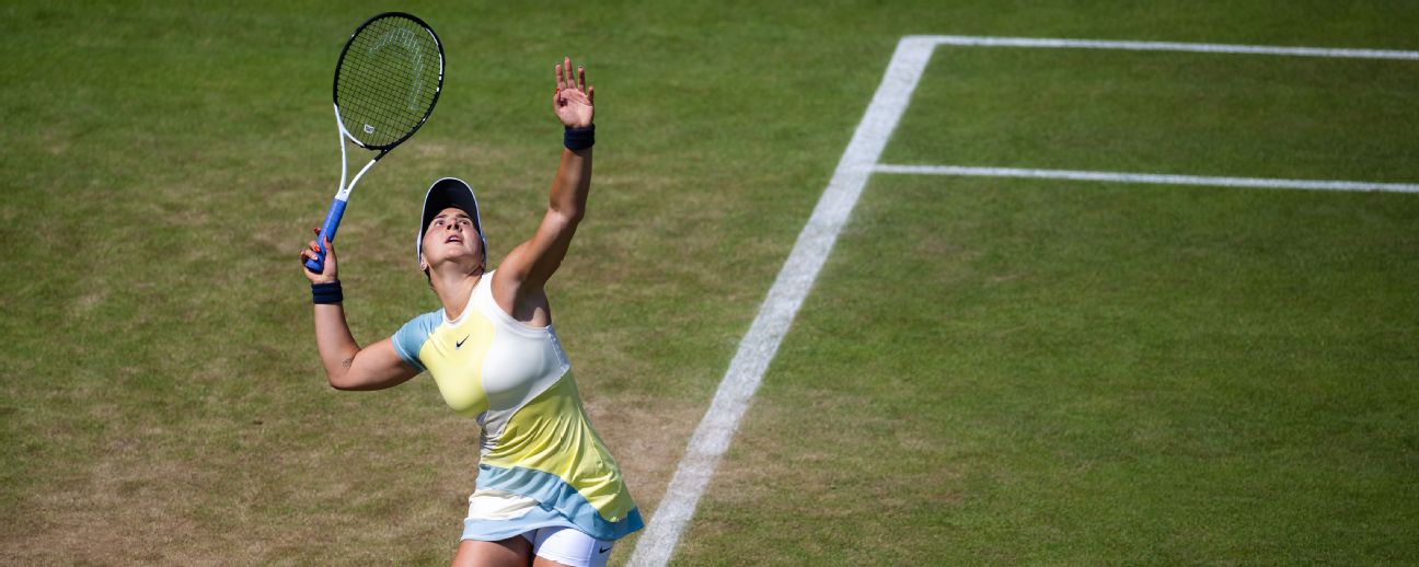 Andreescu in Bad Homburg final as Halep WDs