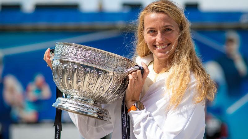 Wimbledon champ Kvitova wins Eastbourne title