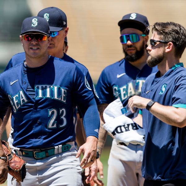 Mariners 1B France (elbow) placed on injured list