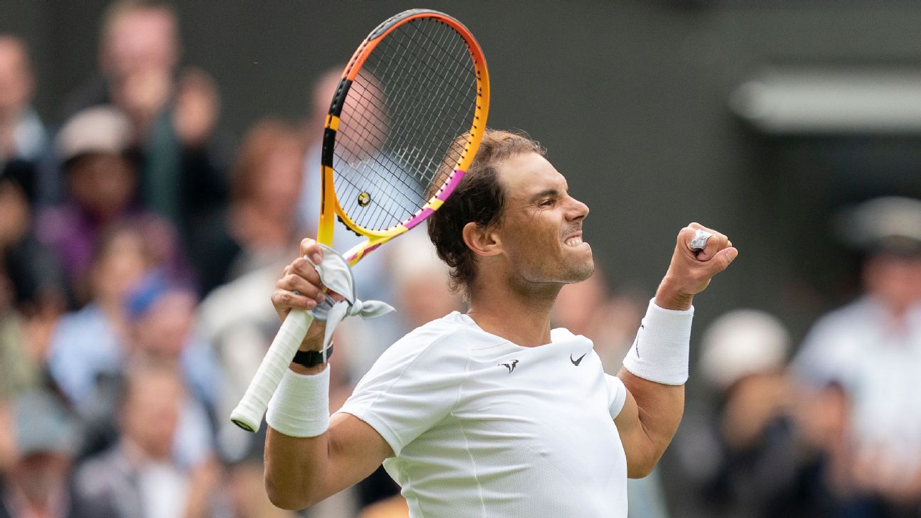 Rafael Nadal opens Wimbledon with win in first match since French Open final