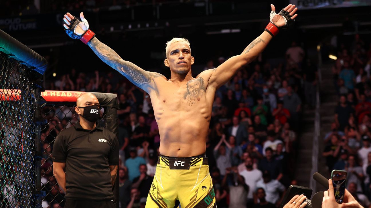 Charles Oliveira-Islam Makhachev lightweight title bout to headline UFC 280 on Oct