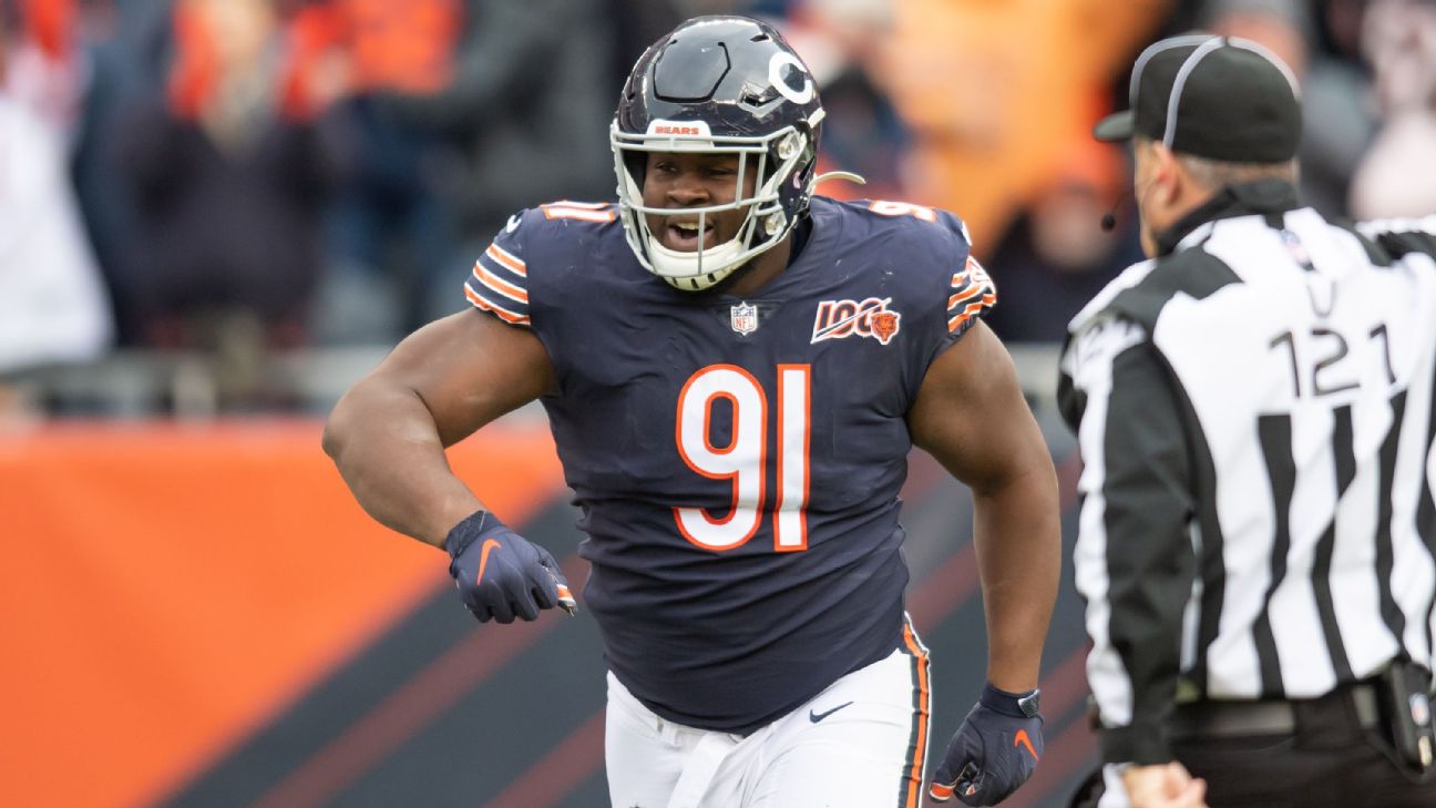 DT Eddie Goldman latest ex-Chicago Bears player to sign with Atlanta Falcons  - ESPN