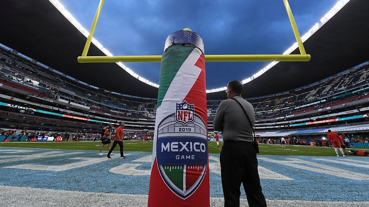 ESPN and ESPN Deportes to Present Monday Night Football from Estadio Azteca  in Mexico City