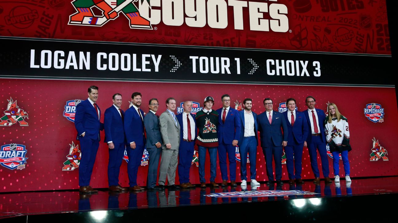 Arizona Coyotes front office dazzles NHL draft with matching suits - ESPN