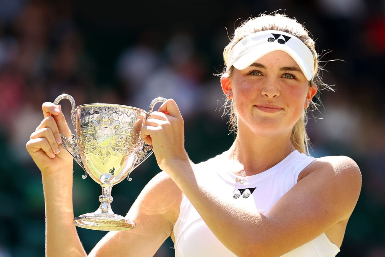 American Hovde captures Wimbledon girls' title