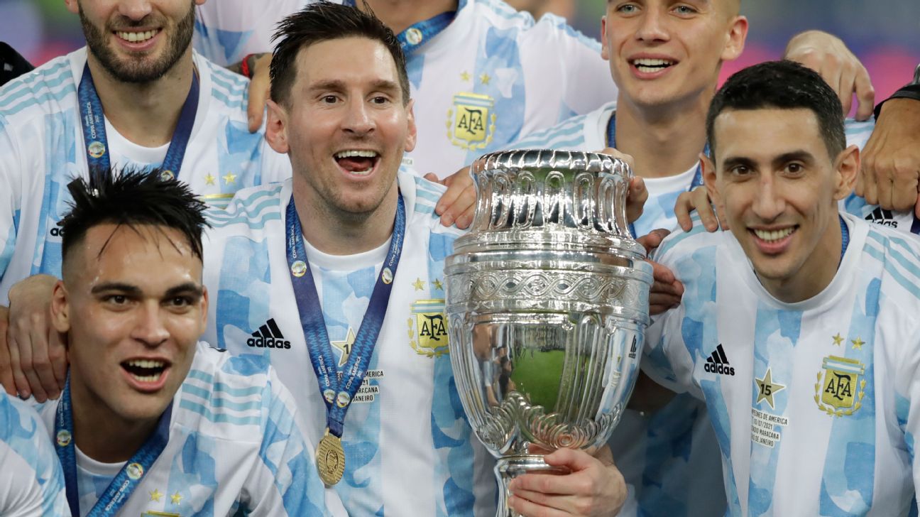 Argentina campen de la Copa Amrica 2021, un grito para toda la vida - ESPN