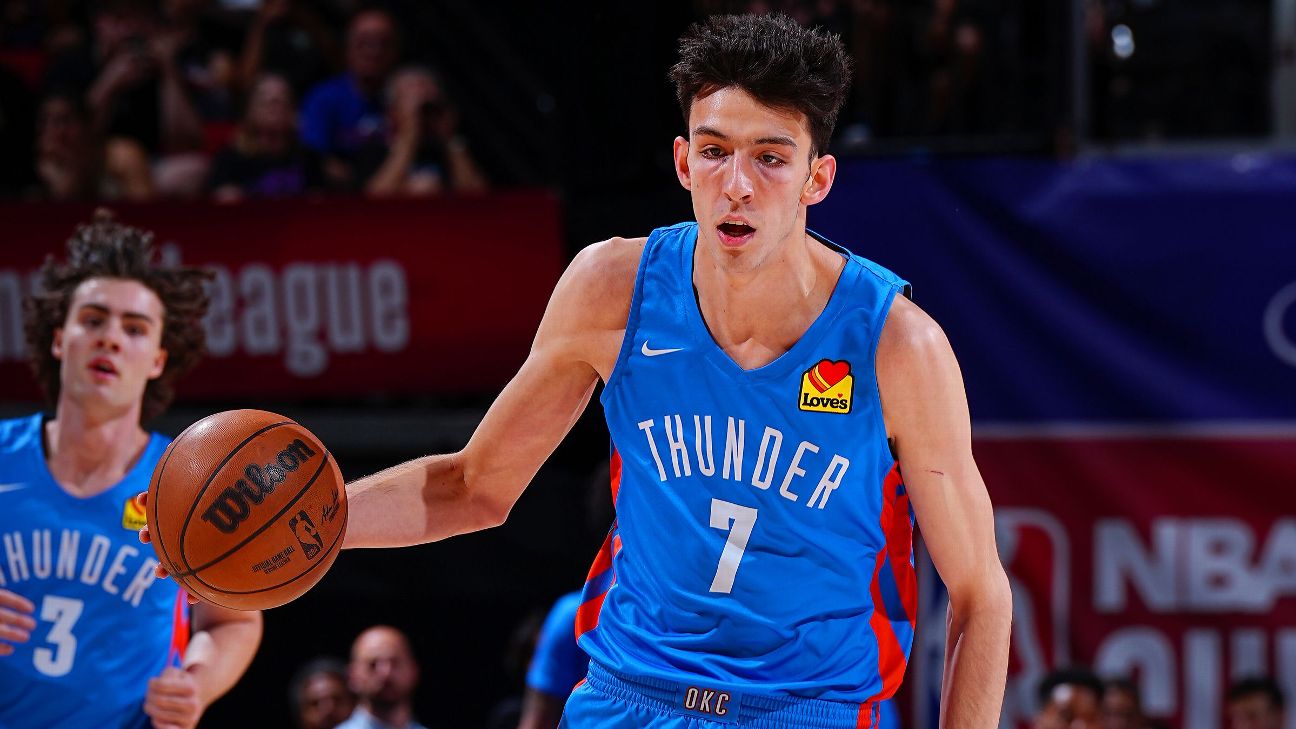 Oklahoma City Thunder rookie Chet Holmgren to miss 2022-23 NBA season with foot injury suffered in pro-am basketball game