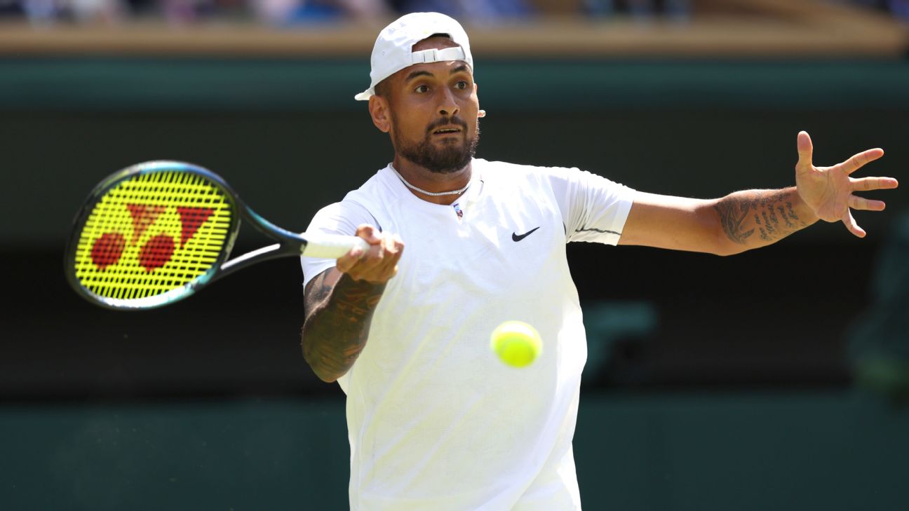 Kyrgios out of US Open, misses 4th straight Slam
