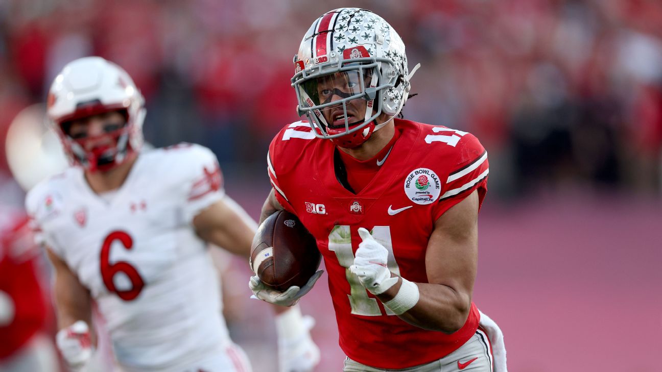 Jaxon Smith-Njigba, Ohio State WR, makes NFL debut with Seahawks