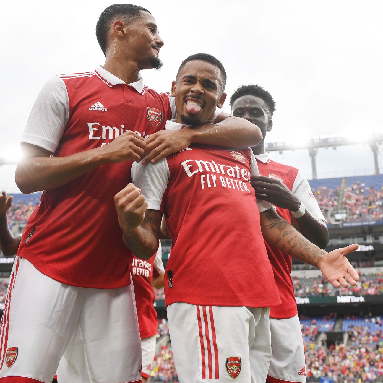 Arsenal defeats Everton in 2-0 win at M&T Bank Stadium