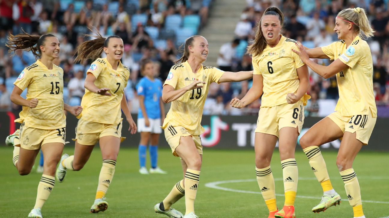 Vetores de Bélgica X Itália 18 Partida Final Jogo Do Campeonato De