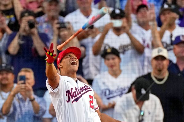 2022 Home Run Derby results: Juan Soto defeats Julio Rodriguez 19-18 to win HR  Derby - DraftKings Network