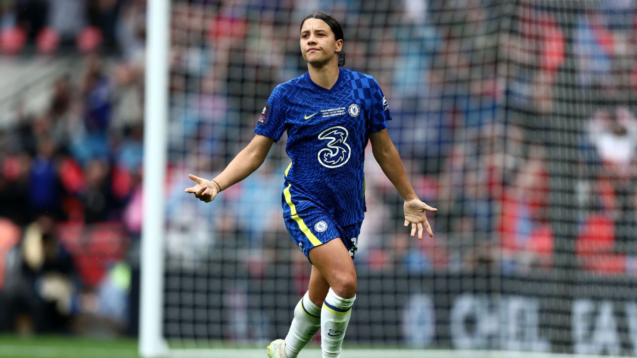 Sam Kerr FIFA 23 Video Game Football Interview Chelsea