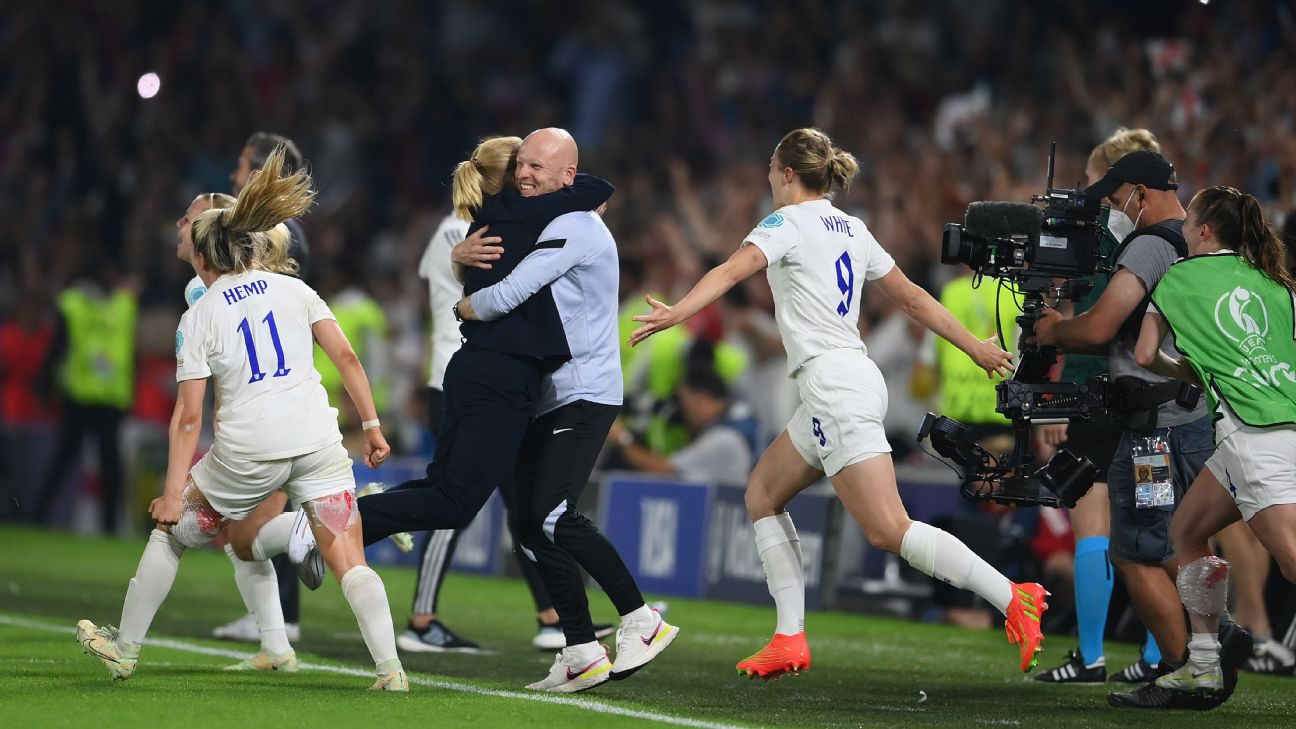 England's Wiegman: 'I went a little crazy' after win