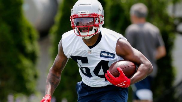 New England Patriots could look to rookie Pierre Strong Jr. to spell injured James White