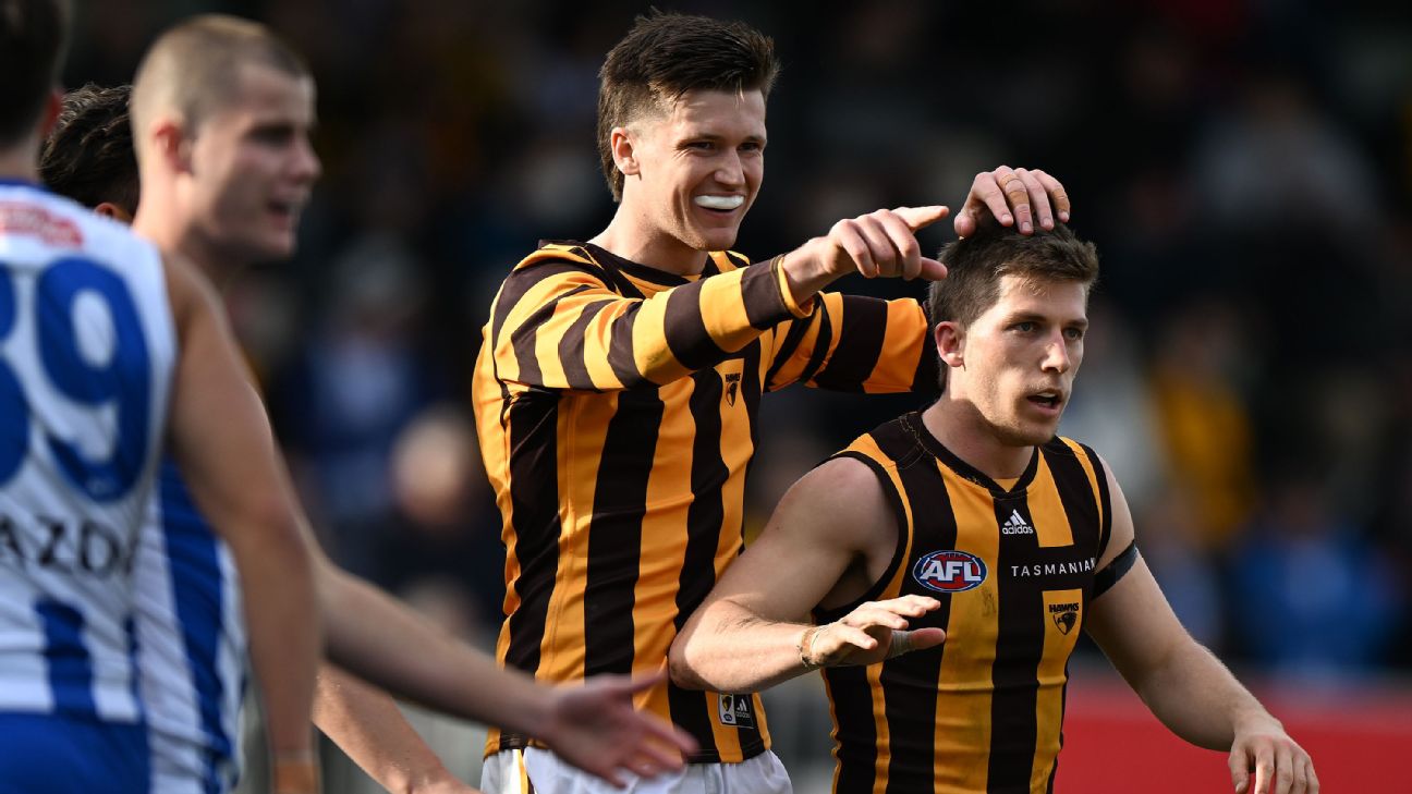 Hawks Soar Past Power in Wet Tassie Thriller to Keep Finals Hopes Alive