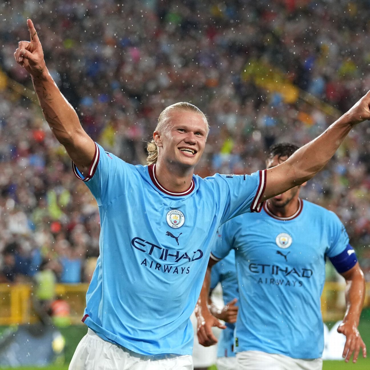 July 23, 2022 Club Friendly games. Bayern München — Manchester City / 0:1  Goals: Haaland, 12' via @gettyimages #ManchesterCity…