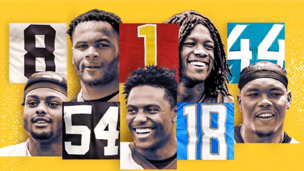 What’s behind the number?  15 rookies explain why they chose their NFL uniform number