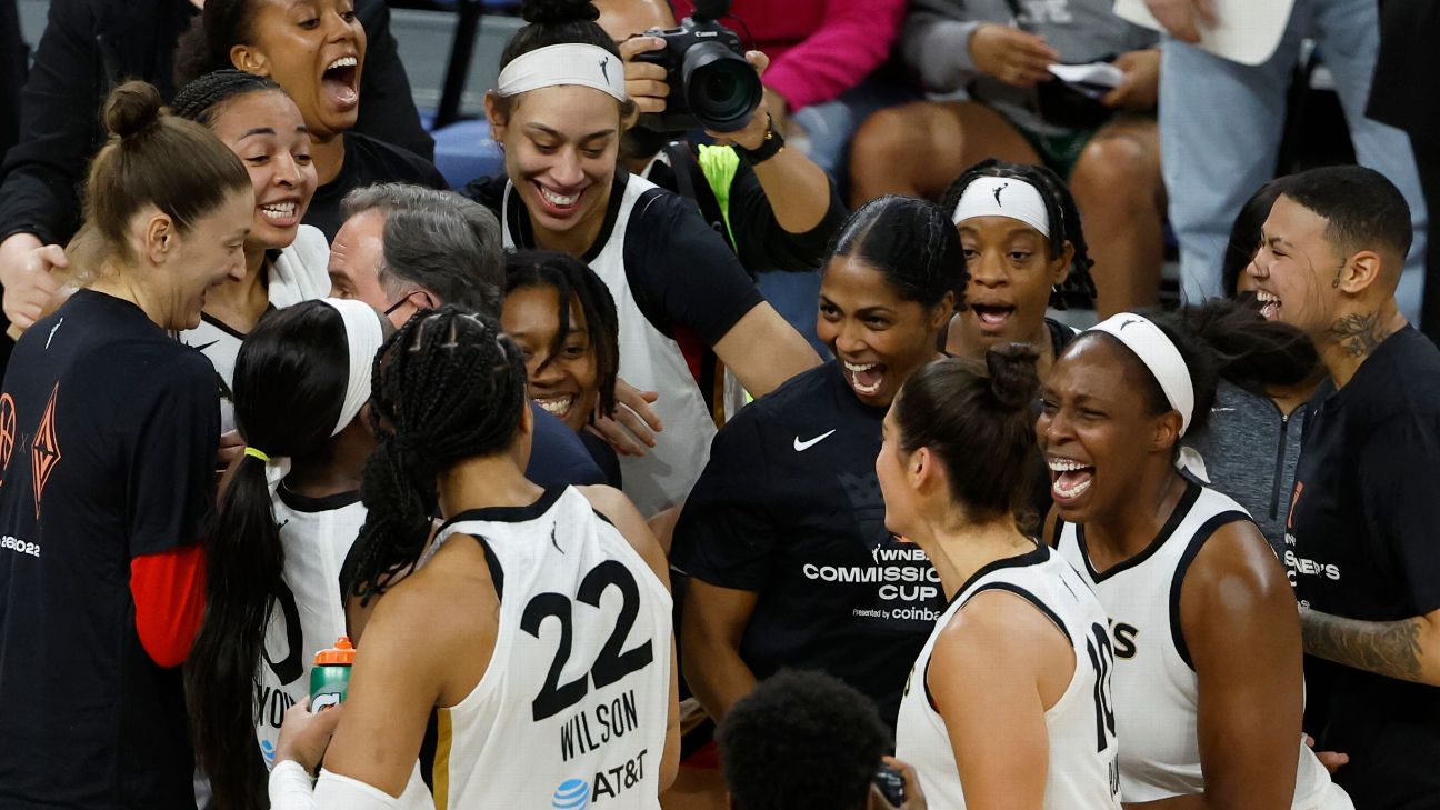 Las Vegas Aces defeat host Chicago Sky to win second annual WNBA