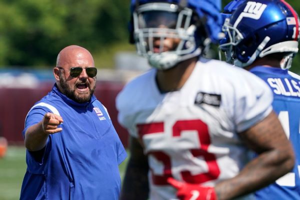 Revamped Giants 'starting to crawl,' says Daboll