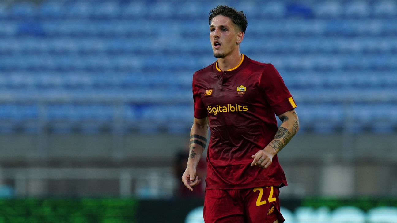 Tottenham target Nicolo Zaniolo left out of Roma's squad to face