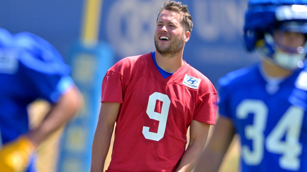 2022 NFL SEASON KICKS OFF THIS THURS. NIGHT AS MATTHEW STAFFORD