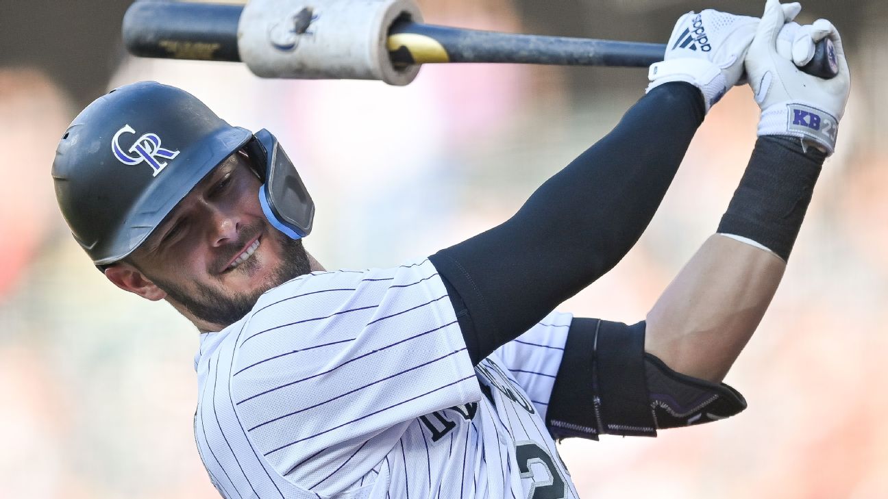 Rockies' Kris Bryant hitless in return from month stint on IL - ESPN